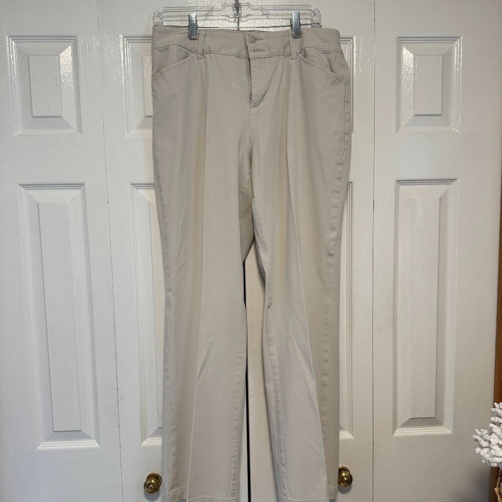 Coldwater Creek Khaki Bootcut Pants